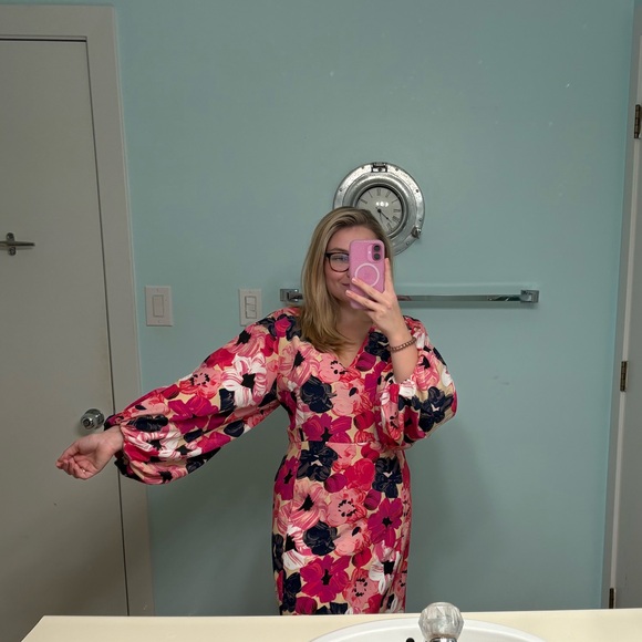 FLORAL TYLER BOE DRESS - Picture 2 of 4